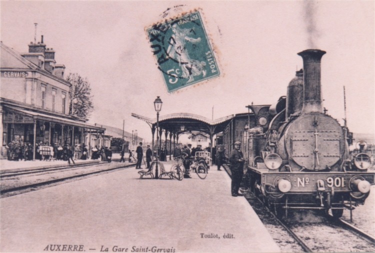 Gare St Gervais d'Auxerre - Hier